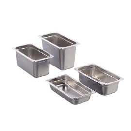 1/3 Stainless Steel Anti-Jam European Style Gastronomy Pan 32.5×17.6CM