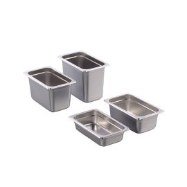 1/4 Stainless Steel Anti-Jam European Style Gastronomy Pan 26.5×16.2CM