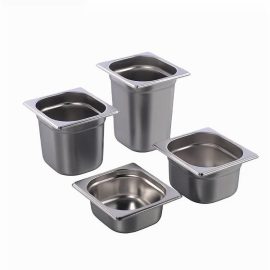 1/6 Stainless Steel Anti-Jam European Style Gastronomy Pan 17.6×16.2CM